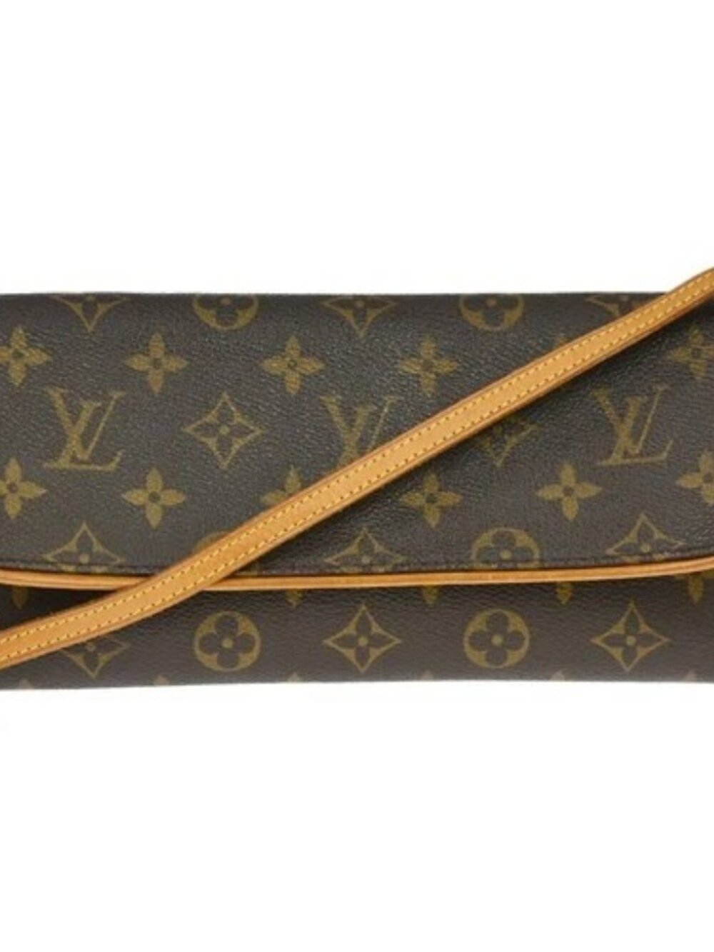 Best05 LOUIS VUITTON POCHETTE TWIN GM CROSSBODY BAG M51852 CA0020 RQ03806 - Picture 1 of 14